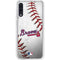 MLB Atlanta Braves Game Ball Galaxy A50 Clear Case